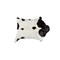 Homeroots 2 x 3 in. Calfskin Rug White & Chocolate 316980 - alternate 1